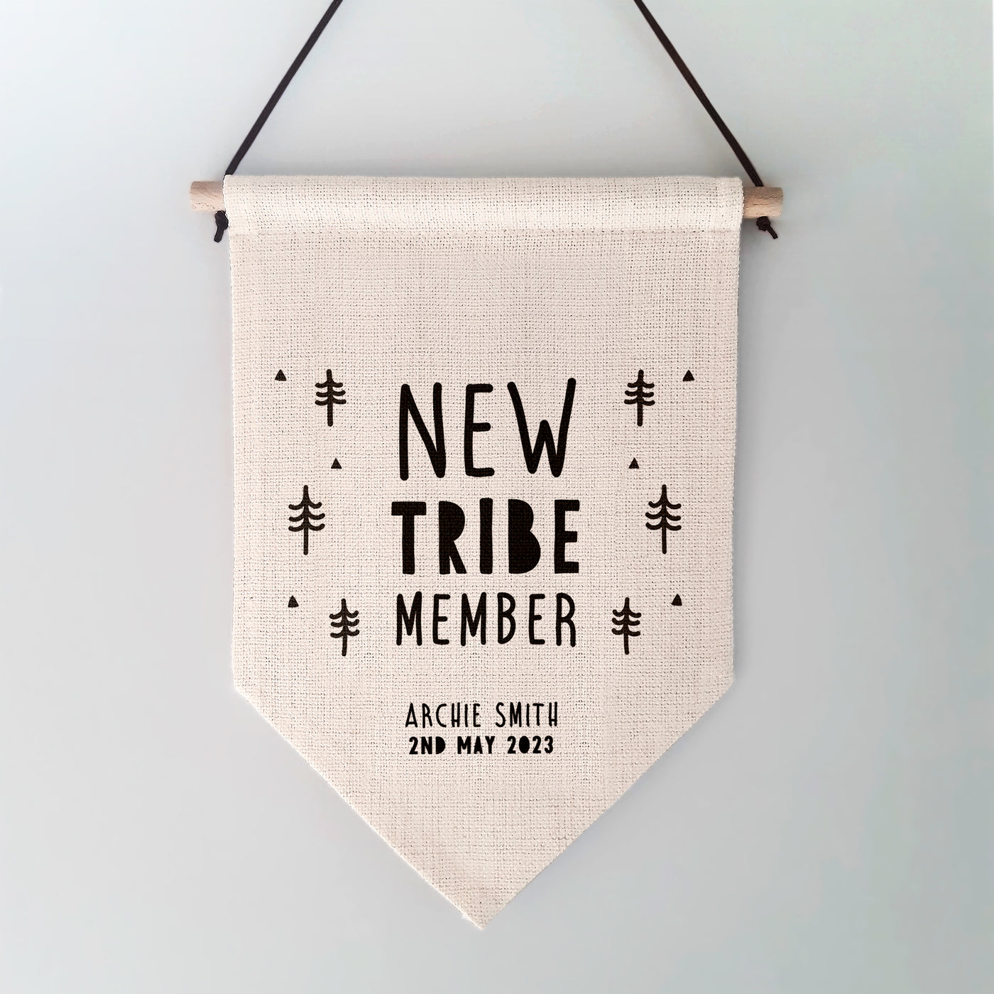 New Tribe Member Personalised Children's Wall Hanging