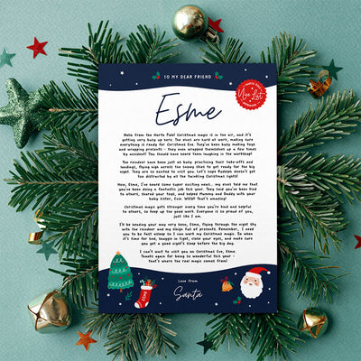 Personalised Letter From Santa Bundle - Starry Skies (NEW FOR 2024)