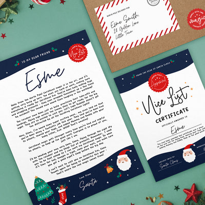 Personalised Letter From Santa Bundle - Starry Skies (NEW FOR 2024)