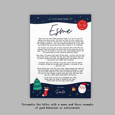 Personalised Letter From Santa Bundle - Starry Skies (NEW FOR 2024)