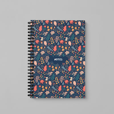 Autumn Nights Spiral Bound Notebook (A5)