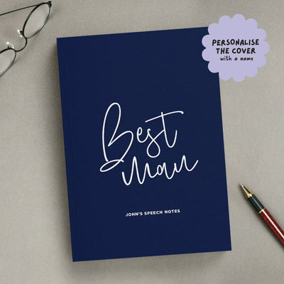Best Man Wedding Speech Hardback Notebook (A5)