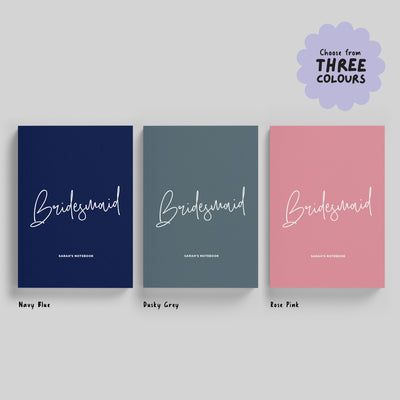 Bridesmaid Hardback Notebook (A5)