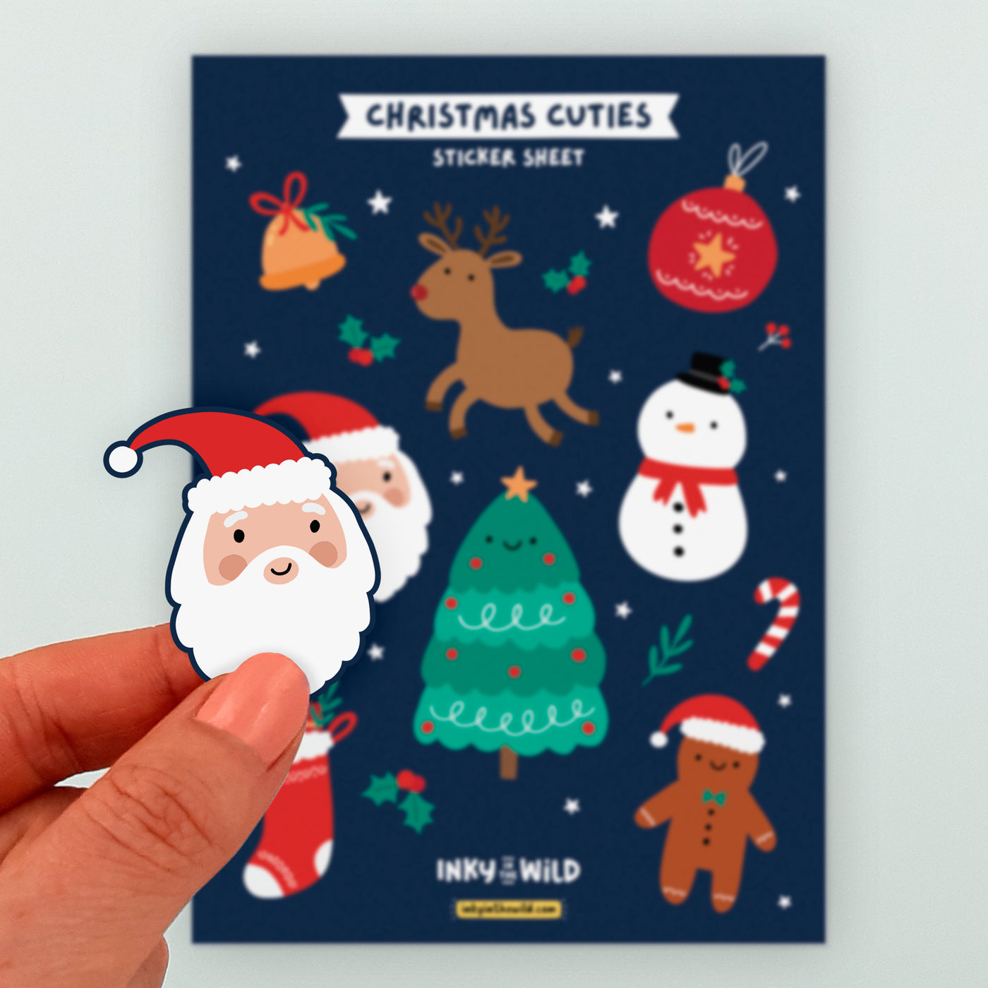 Christmas Cuties Sticker Sheet (A5)