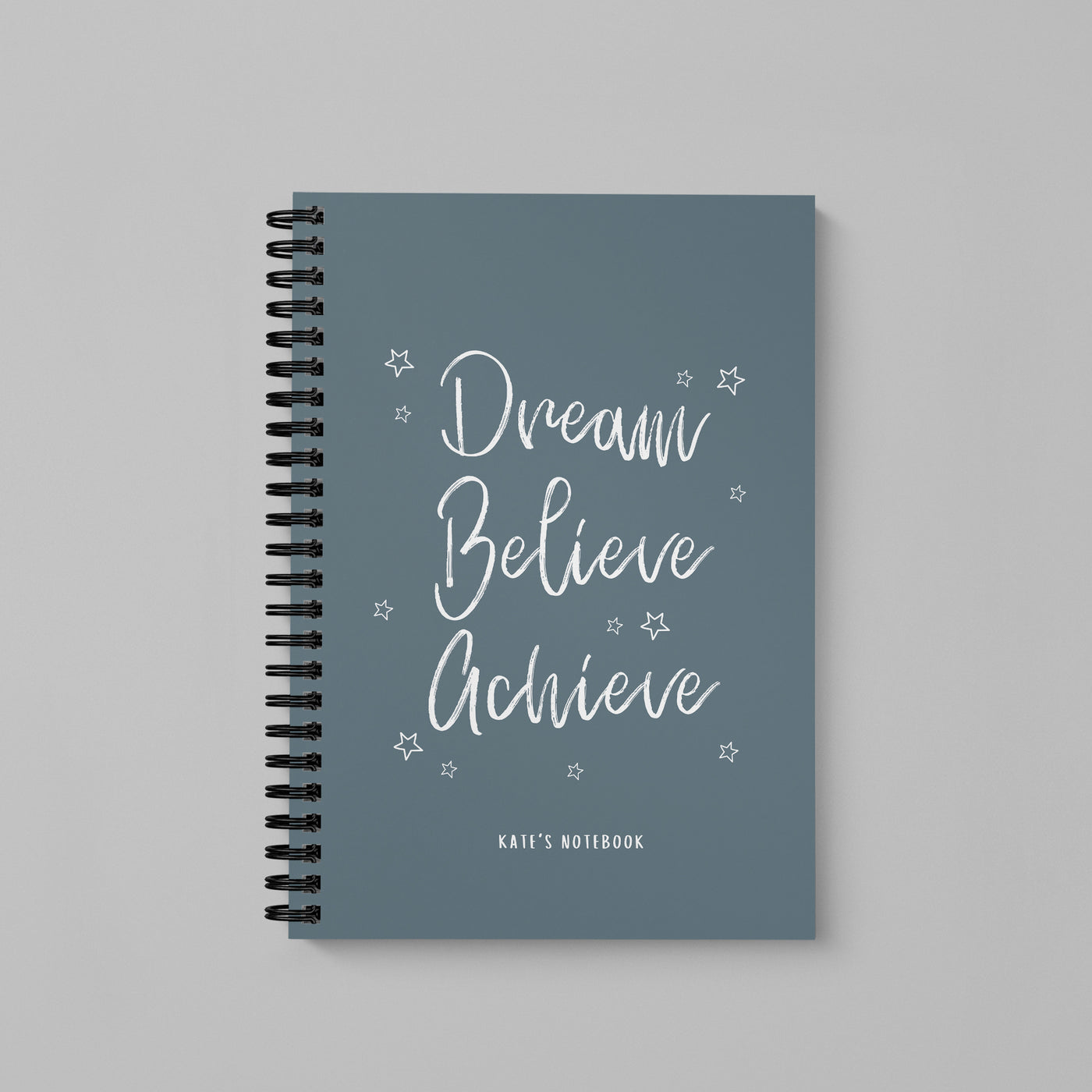 Dream Believe Achieve Spiral Bound Notebook (A5)