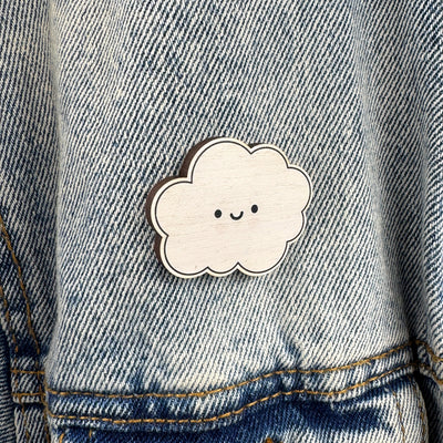 Little Cloud of Comfort Wooden Pin or Magnet