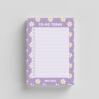 Lazy Daisies To-Do List Notepad (A6)