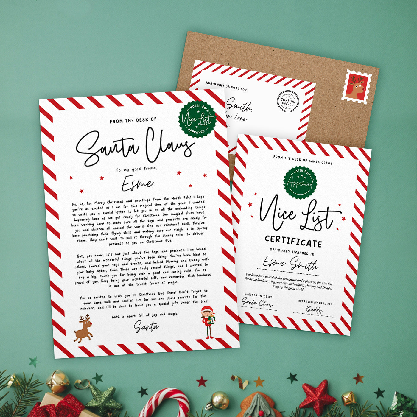 Personalised Letter From Santa Bundle