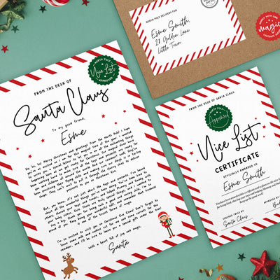 Personalised Letter From Santa Bundle