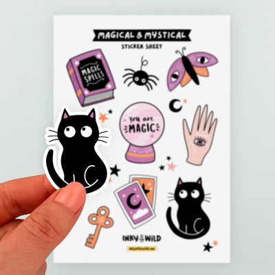 Magical & Mystical Sticker Sheet (A5)