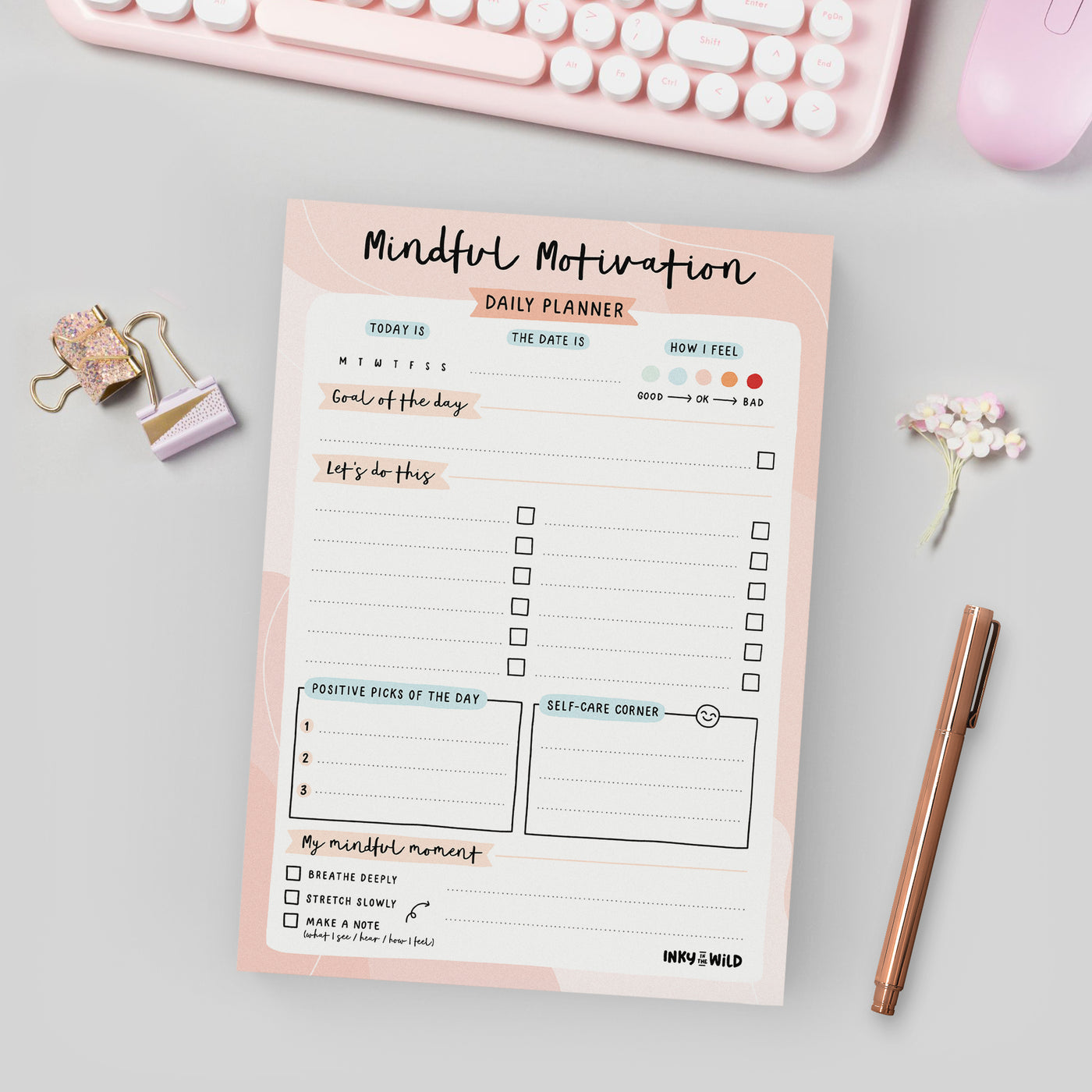 Mindful Motivation Daily Planner (A5)