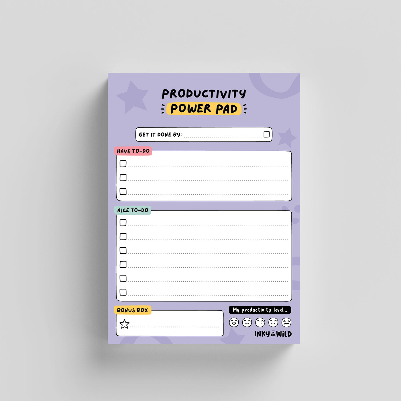 Productivity Power Pad Planner
