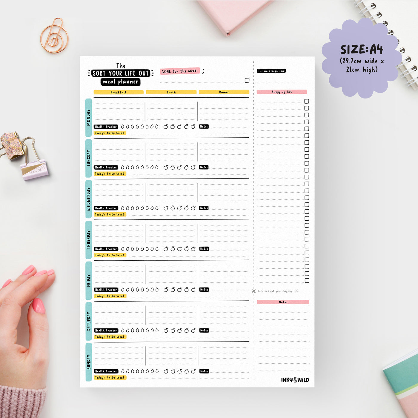 Sort Your Life Out Meal Planner (A4)