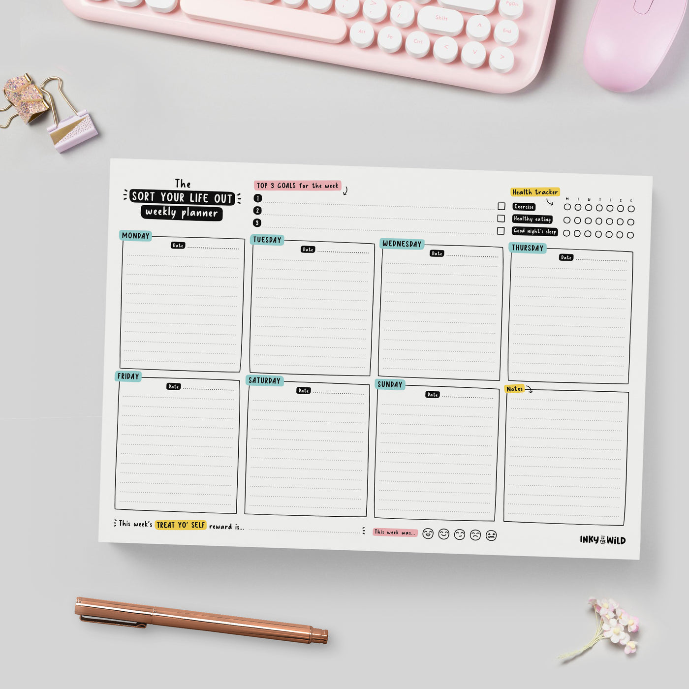 Sort Your Life Out Weekly Planner (A4)