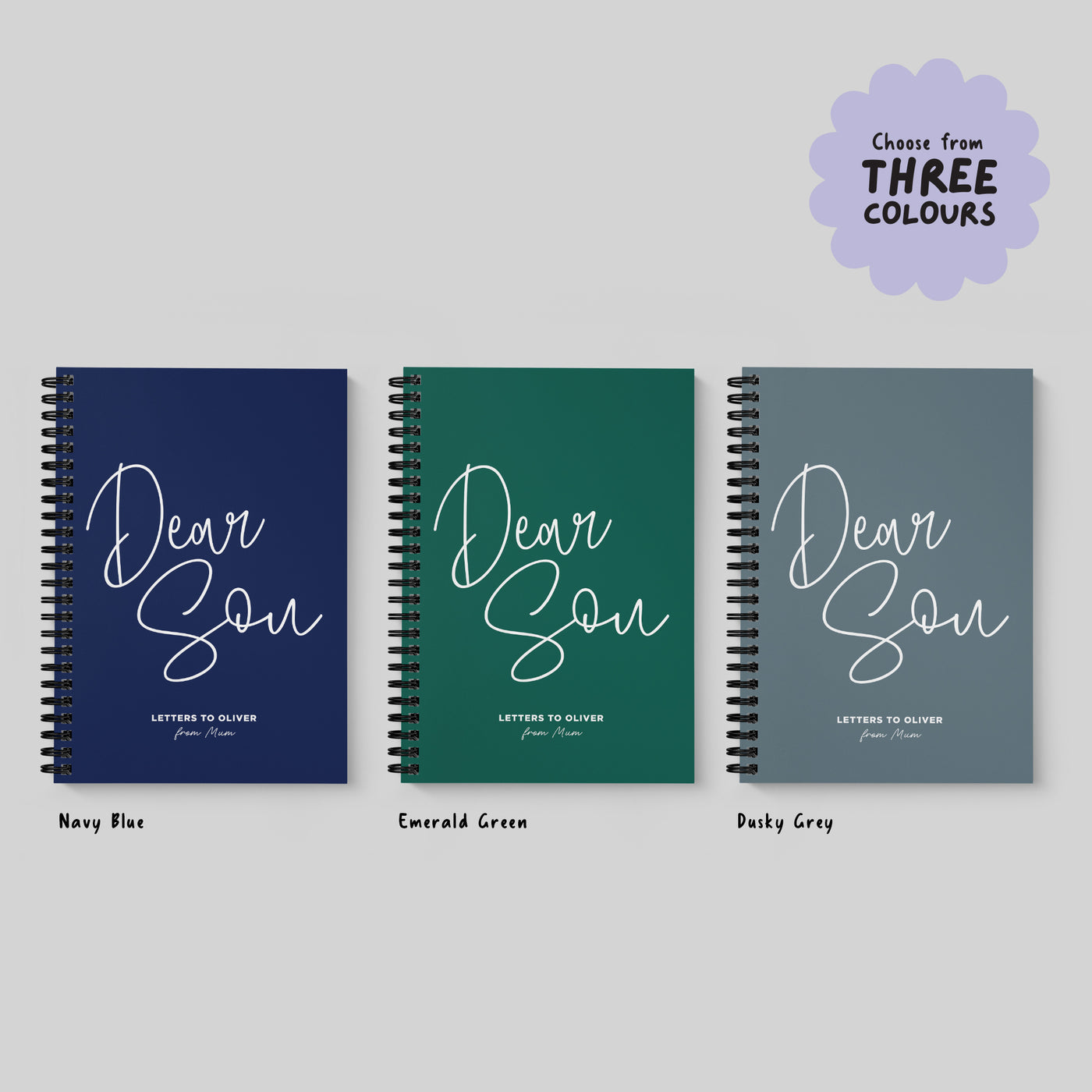 Dear Son Spiral Bound Notebook (A5)