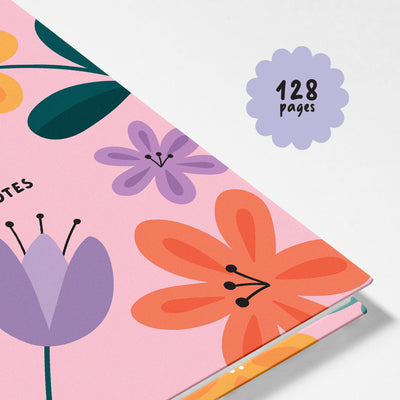 Bold Blooms Hardback Notebook (A5)