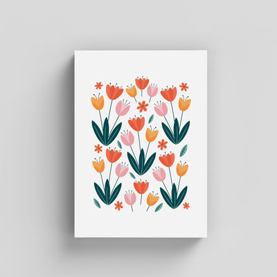 Bold Blooms Pattern Print