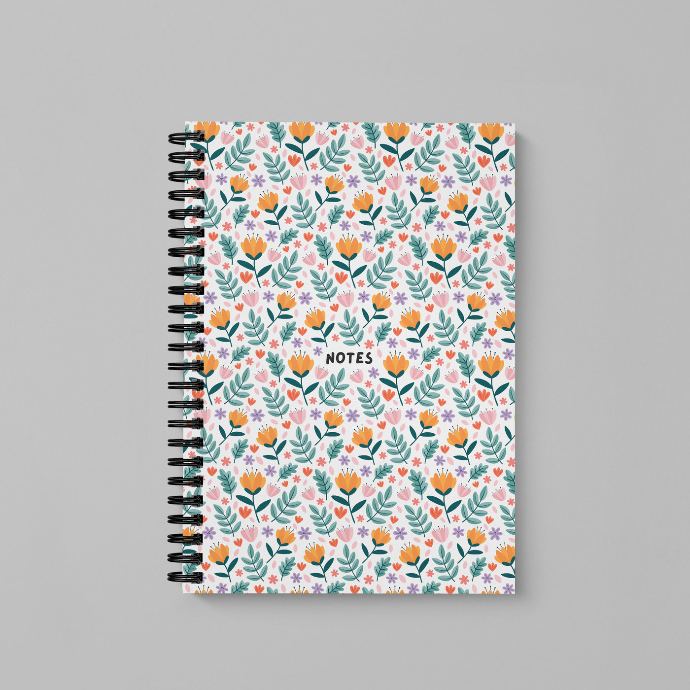 Summer Garden Spiral Bound Notebook (A5)