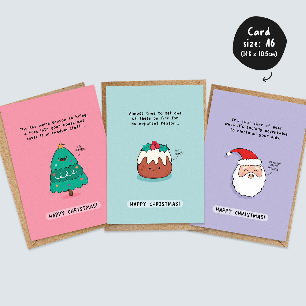 Weird Christmas Traditions Card Multi-Pack