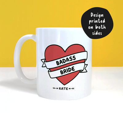 Badass Bride Personalised Mug