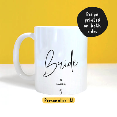 Bride Personalised Mug