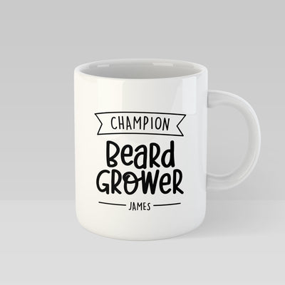 Champion Beard Grower Personalised Mug