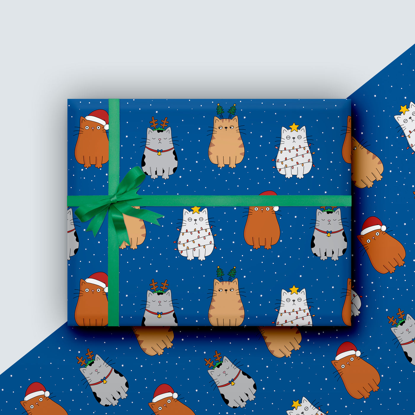 Cats at Christmas Wrapping Paper