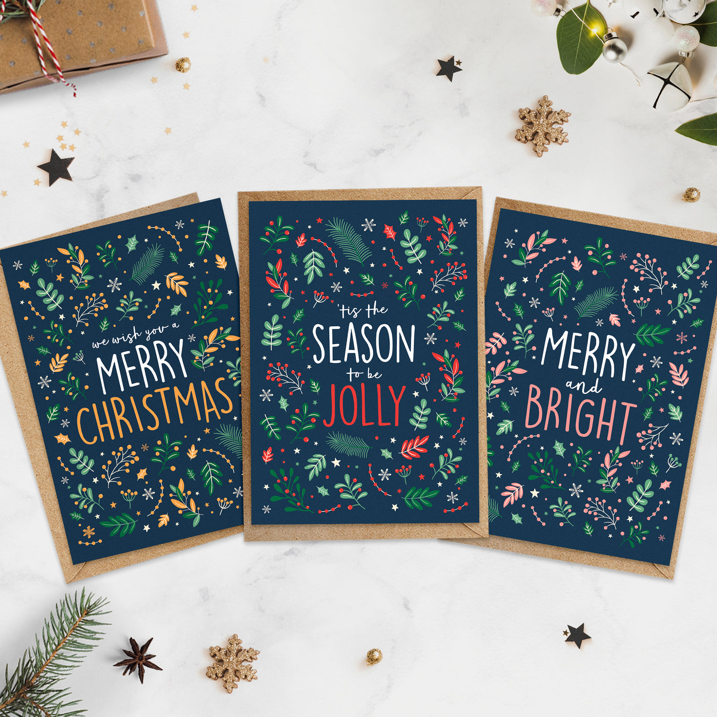Illustrated Christmas Card Multi-Pack