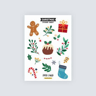Christmas Sticker Sheet (A5)