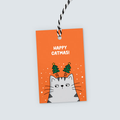 Cats at Christmas Gift Tags (4 pack)