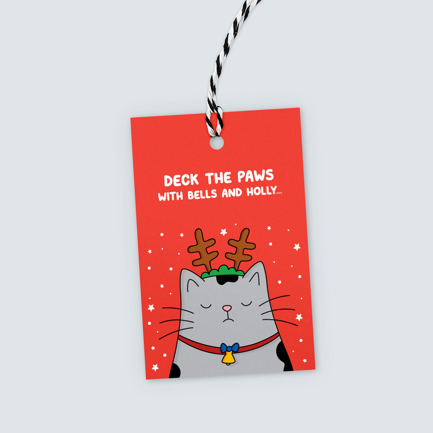 Cats at Christmas Gift Tags (4 pack)