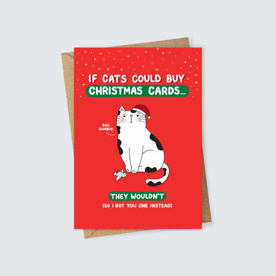 Sassy Cat Christmas Card