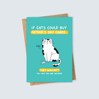 Father's Day Sassy Cat Card