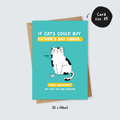 Father's Day Sassy Cat Card
