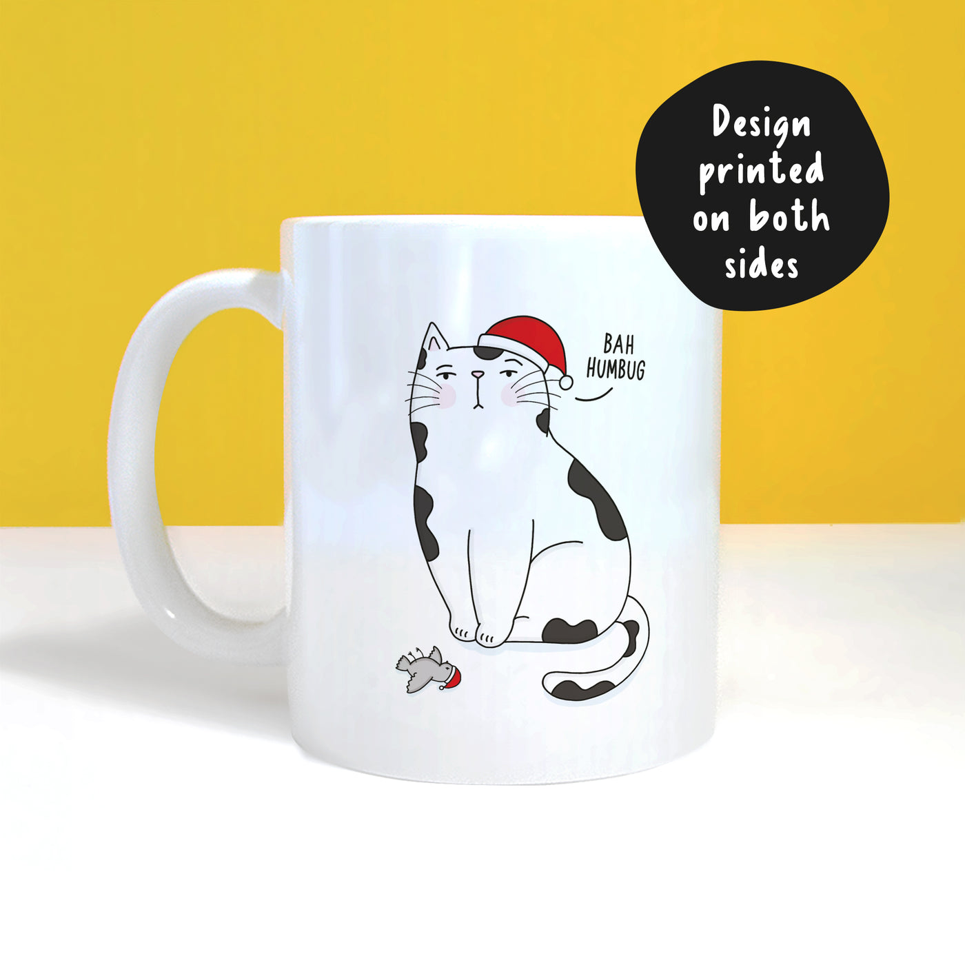 Sassy Cat Christmas Mug