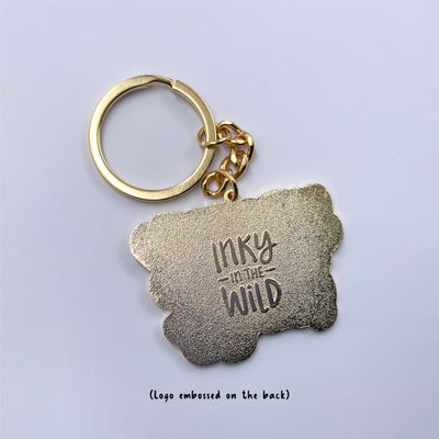 You Can Do Hard Things Enamel Keychain