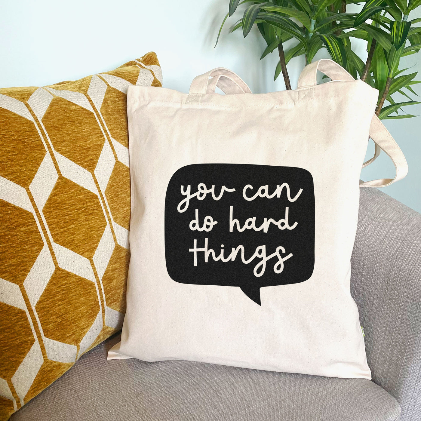 You Can Do Hard Things Tote Bag