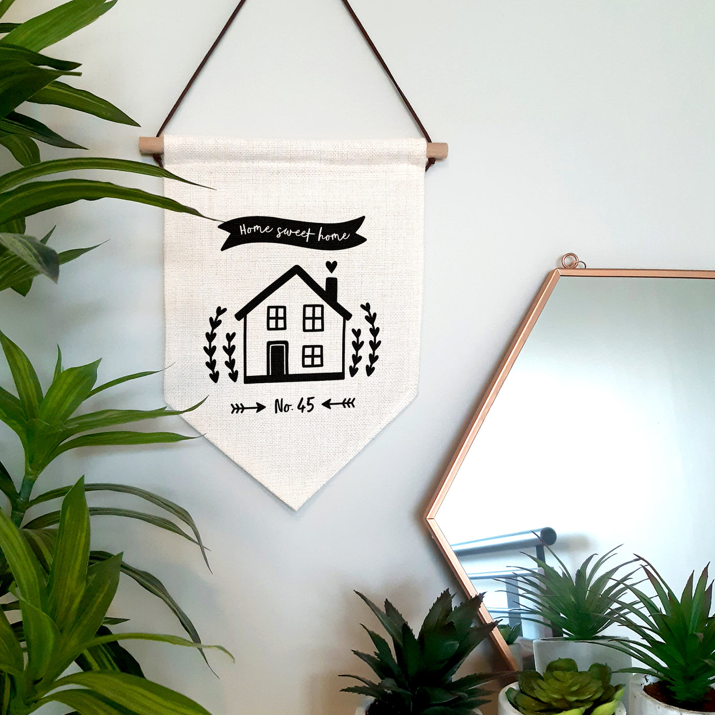 Illustrated Home Wall Hanging