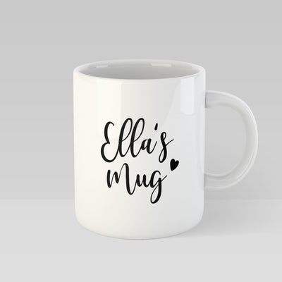 Calligraphy Name Personalised Mug