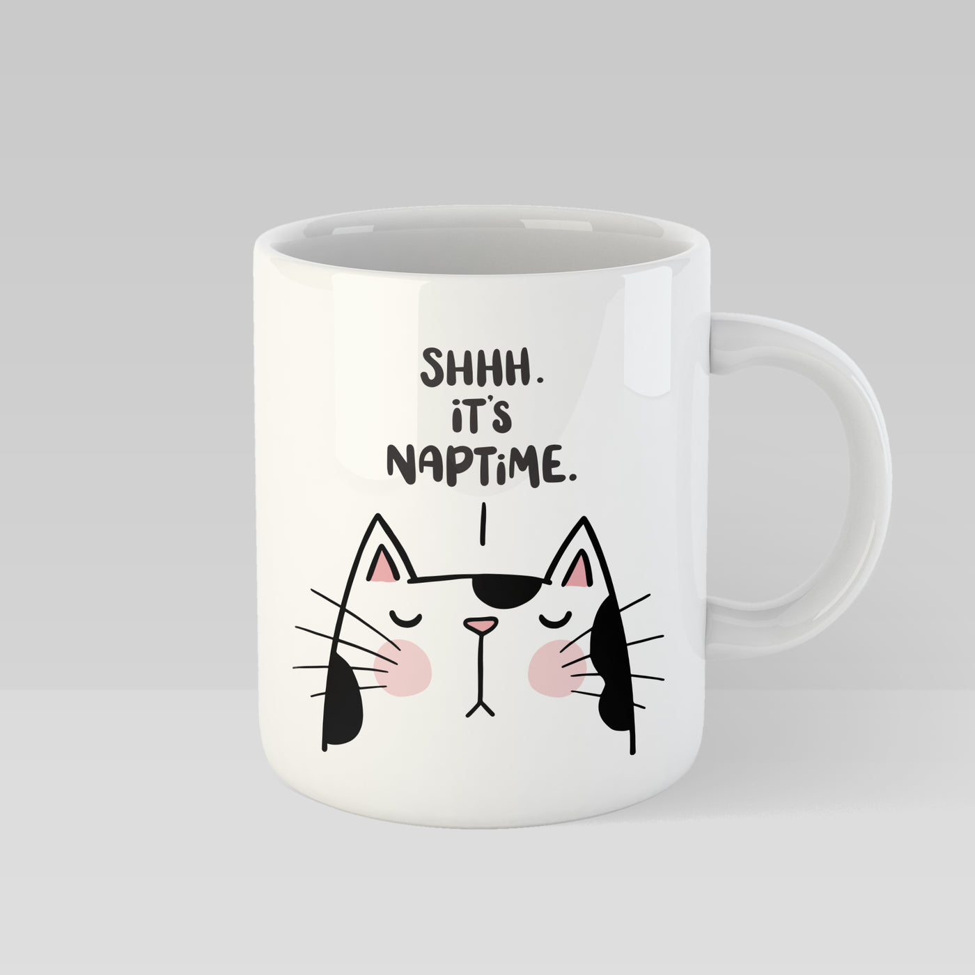 Shh. It's Naptime Sassy Cat Mug