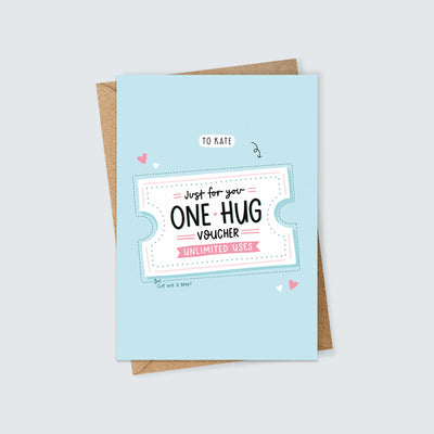 One Hug Voucher Card