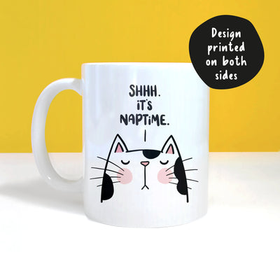 Shh. It's Naptime Sassy Cat Mug