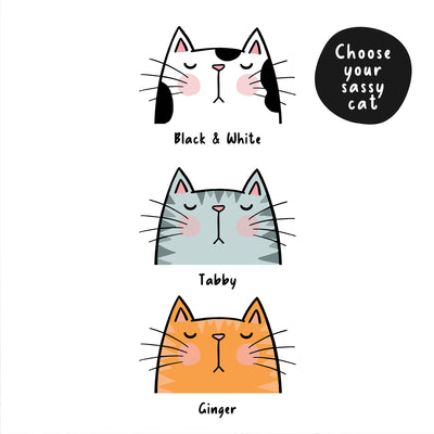Daily Cat Moods Caturday Print