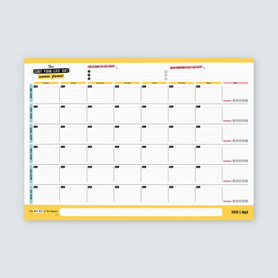 Sort Your Life Out Summer Holiday Wall Planner