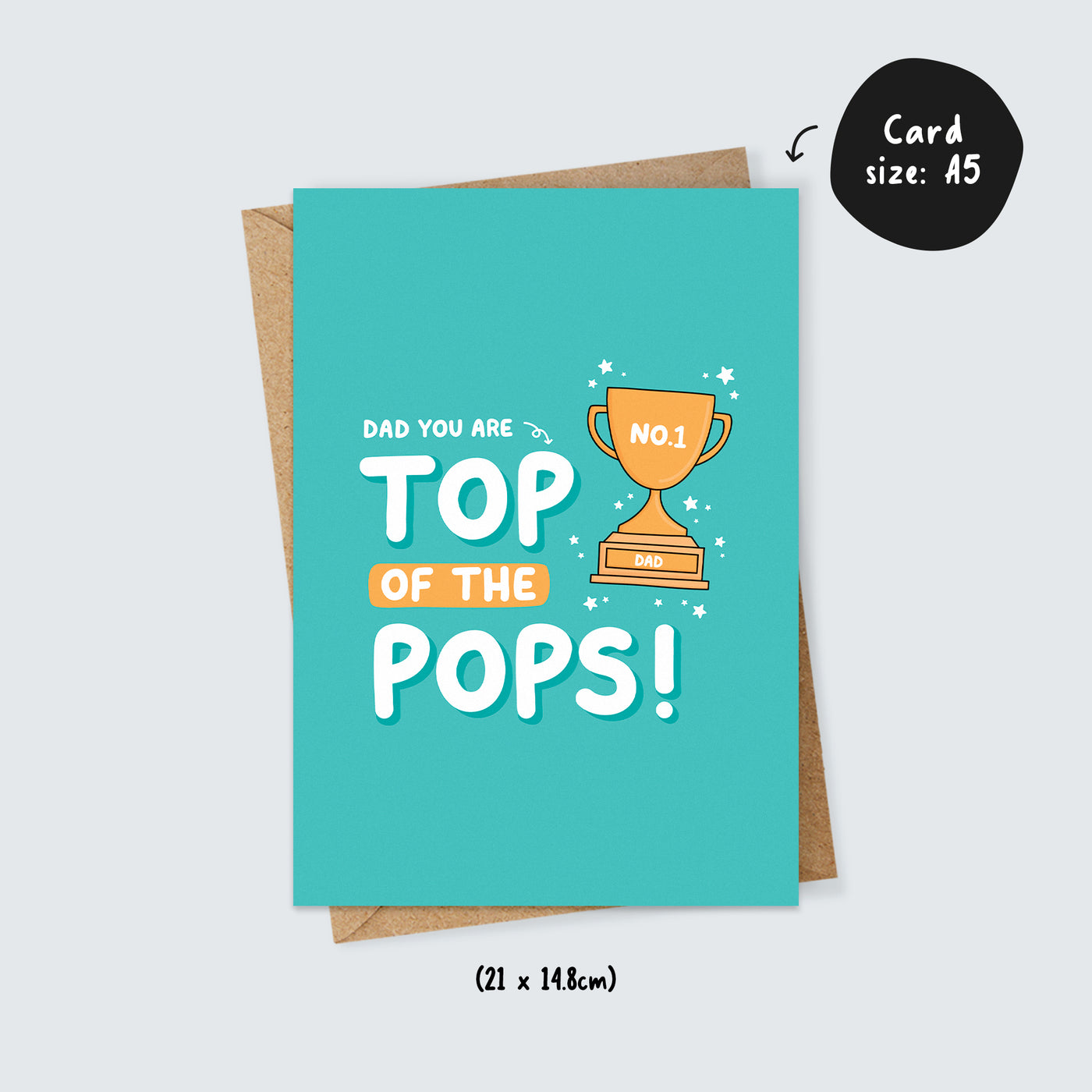 Top of the Pops Card for Dad