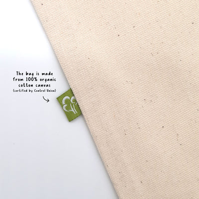Personalised Initial Monogram Cotton Tote Bag