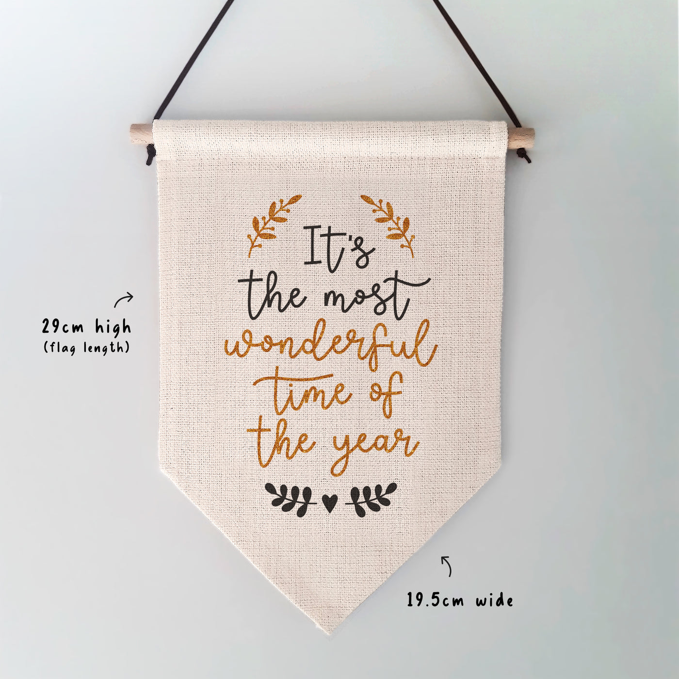 It's The Most Wonderful Time of the Year Christmas Wall Hanging