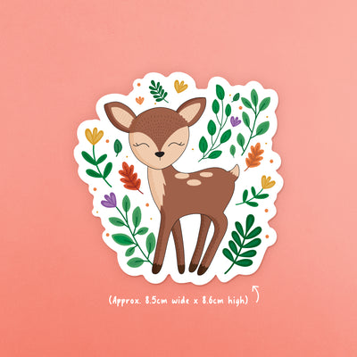 Deer Woodland Wonderland Vinyl Sticker