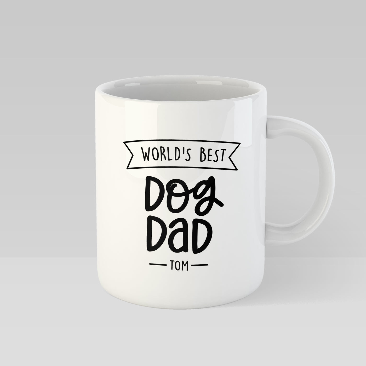 World's Best Dog Dad Personalised Mug