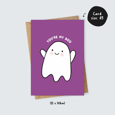You're My Boo Cute Ghost Card